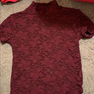 Forever 21 lace crop top